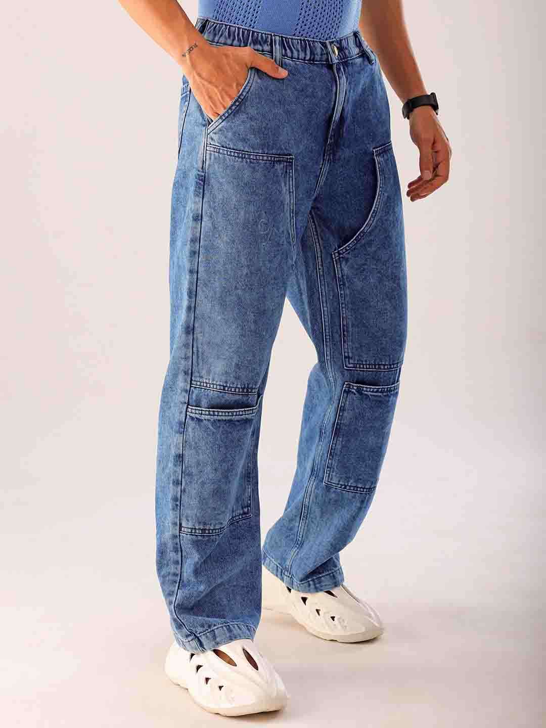 Shop Men Blue G365 Relaxed Fit Carpenter Jeans Online.