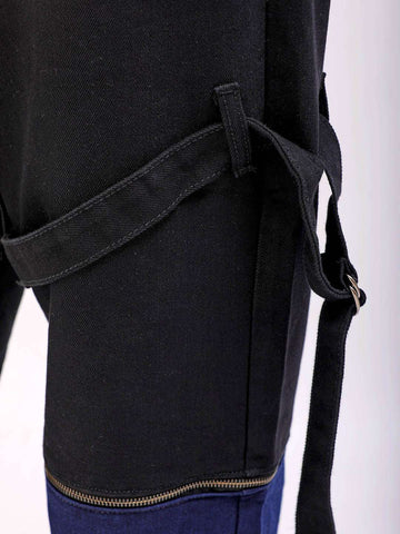 Shop Men Colourblock Relaxed Fit Zip-Off Convertible Jeans Online.