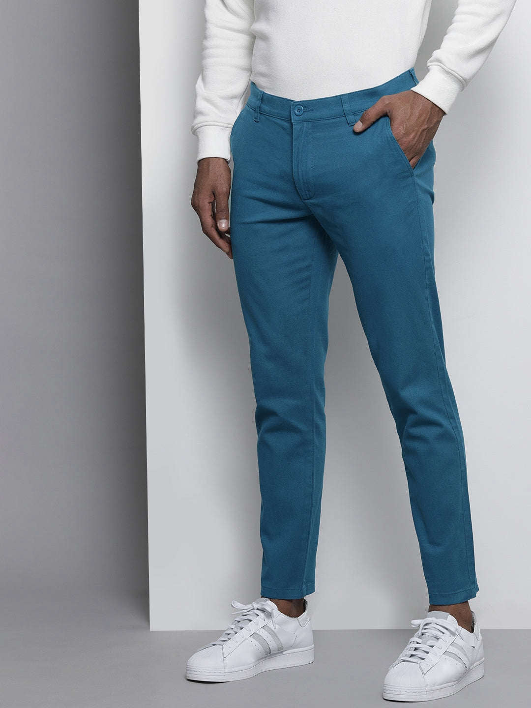 Shop Men Solid Chino Online.