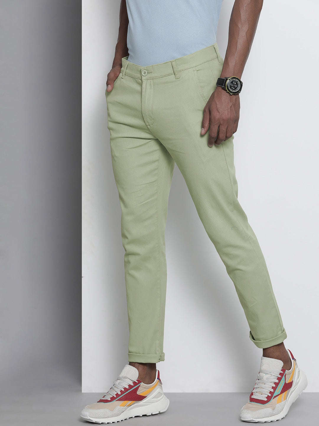 Shop Men Solid Chino Online.