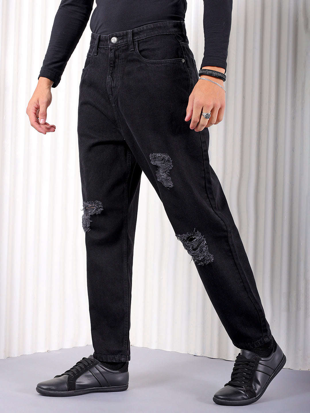 Men Distressed G367 Loose Tapered Jeans