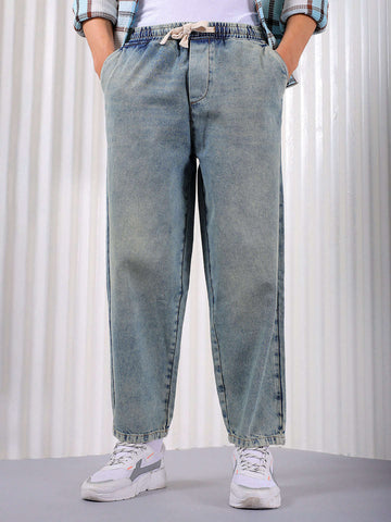 Shop Men's Solid Loose Fit Jeans Online.