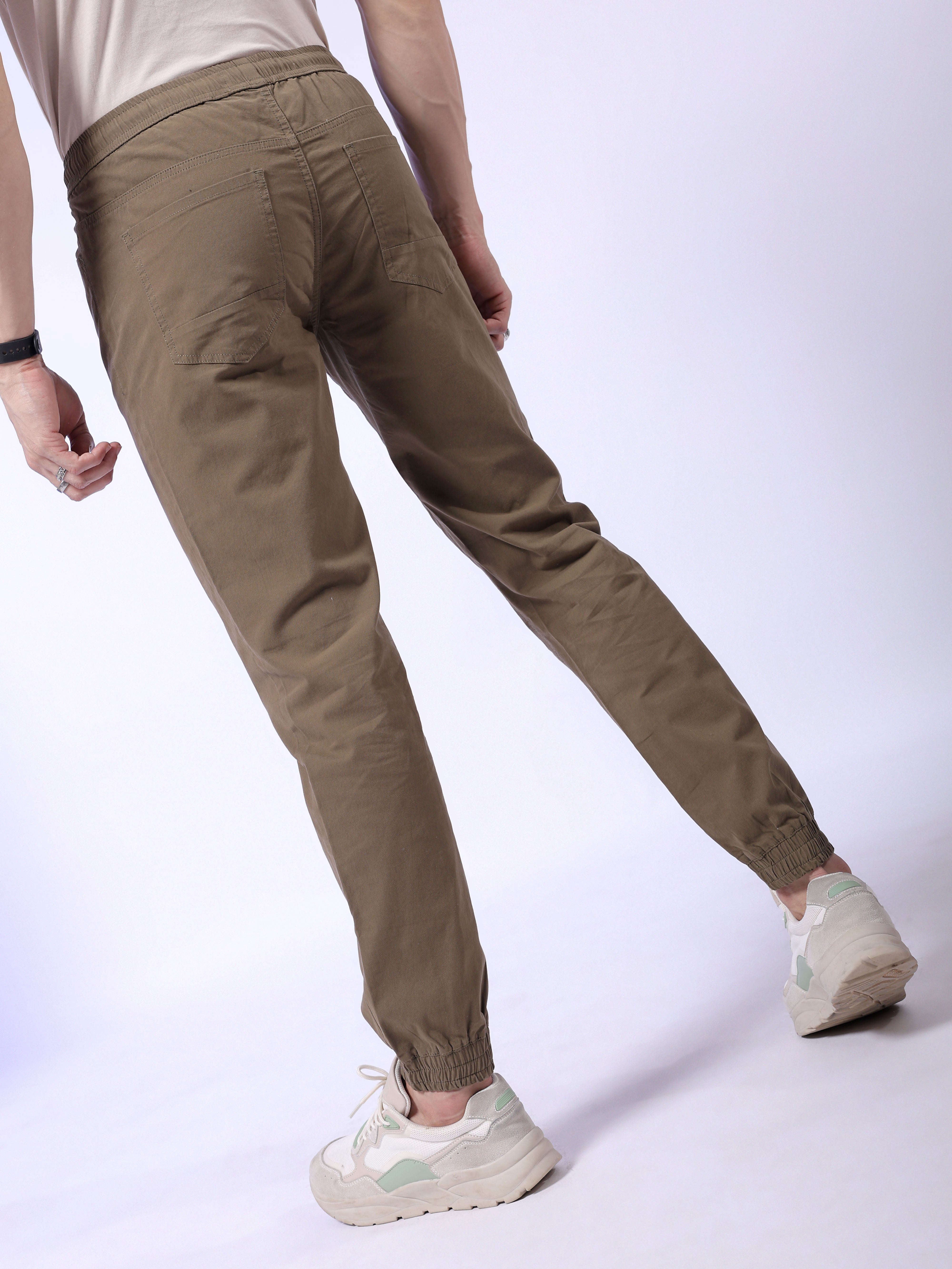 Shop Men Solid Slim Fit Jogger Online.