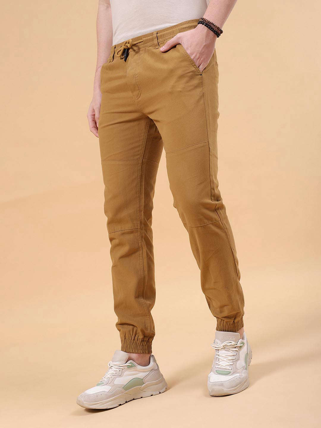 Shop Men Solid Slim Fit Jogger Online.