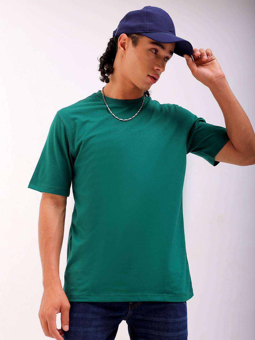 Shop Men Solid T-Shirt Online.