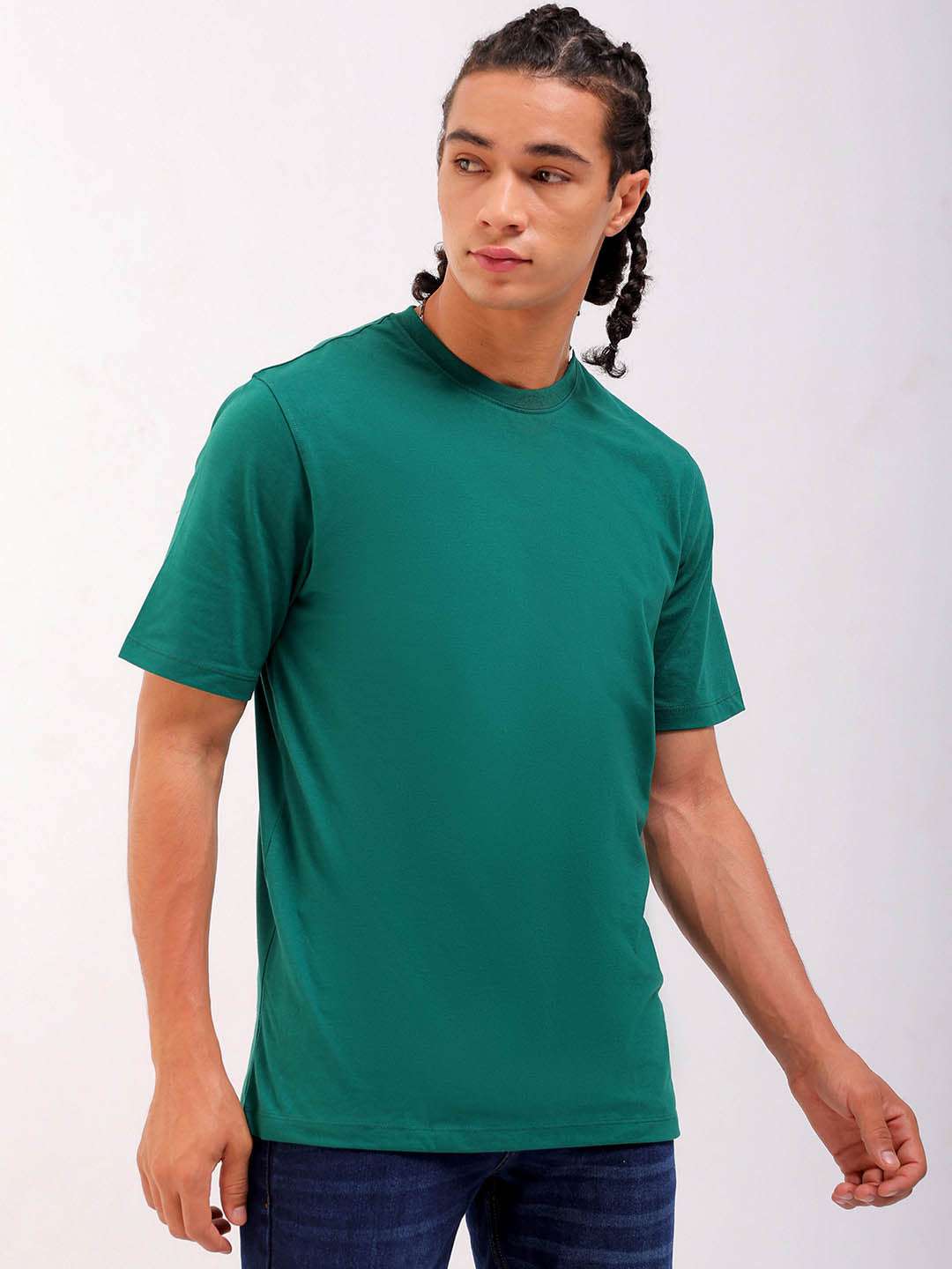 Shop Men Solid T-Shirt Online.