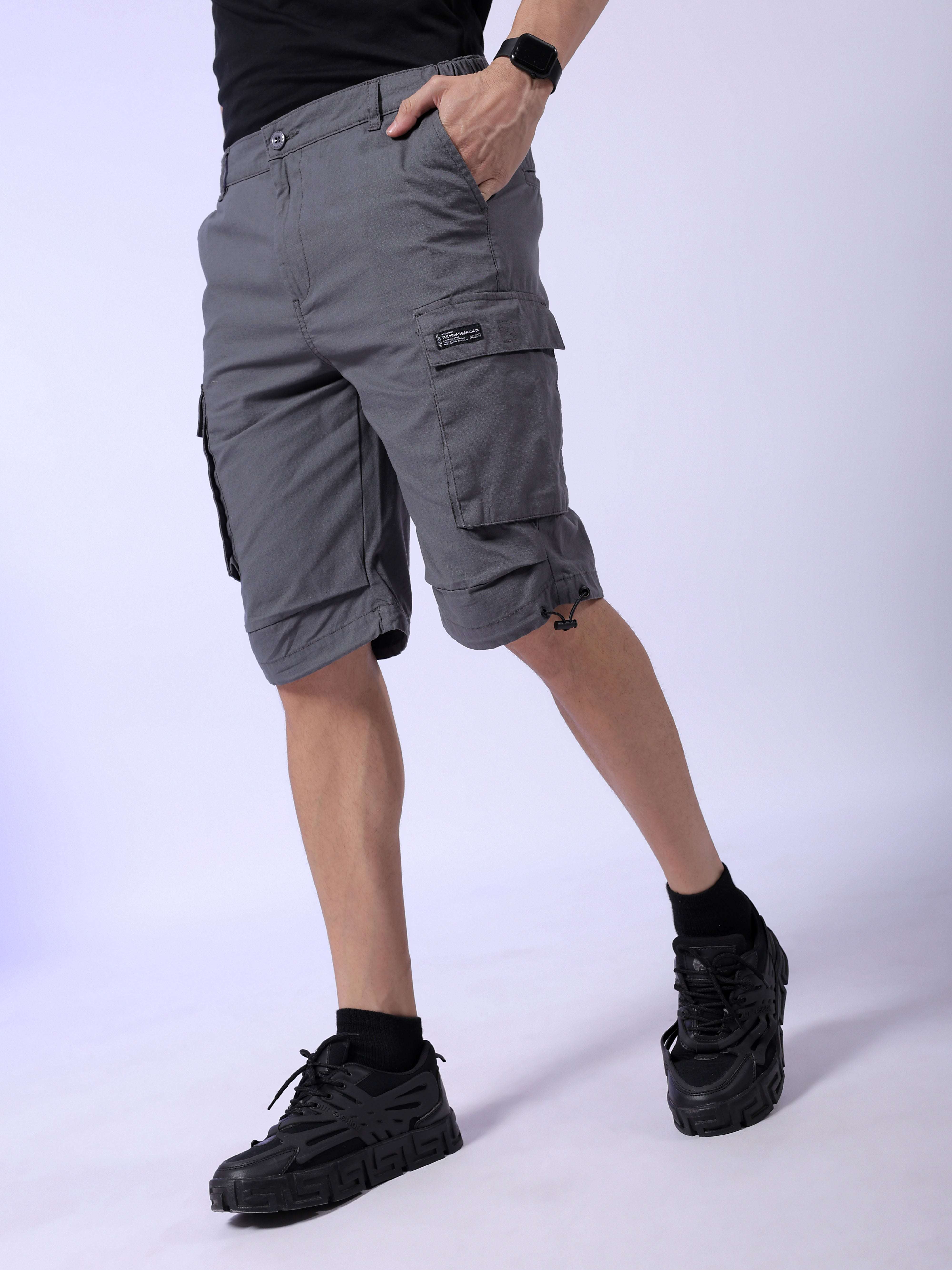 Shop Men Solid Shorts Online.