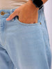 Shop Men Light Blue G361 Vintage Straight Fit Jeans Online.