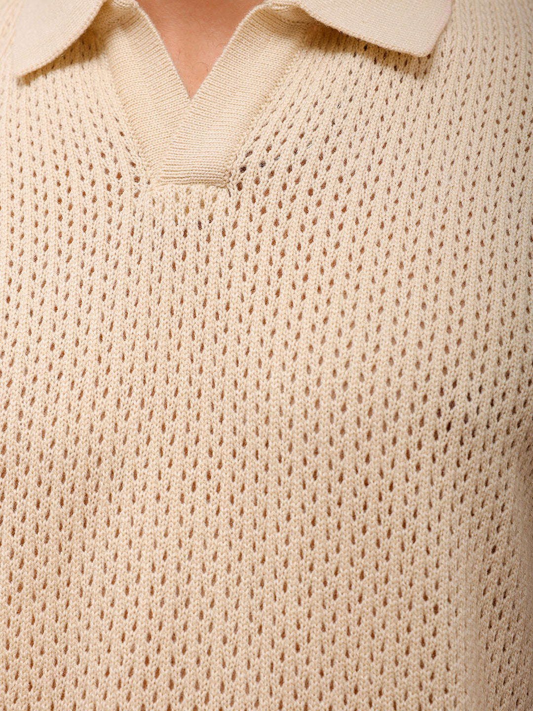 Shop Men's Crochet Relaxed Fit Shirt Online.