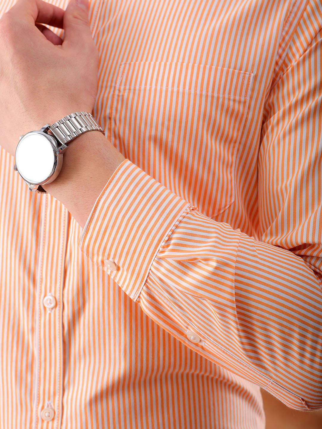 Shop Men's Striped Slim Fit Shirt Online.