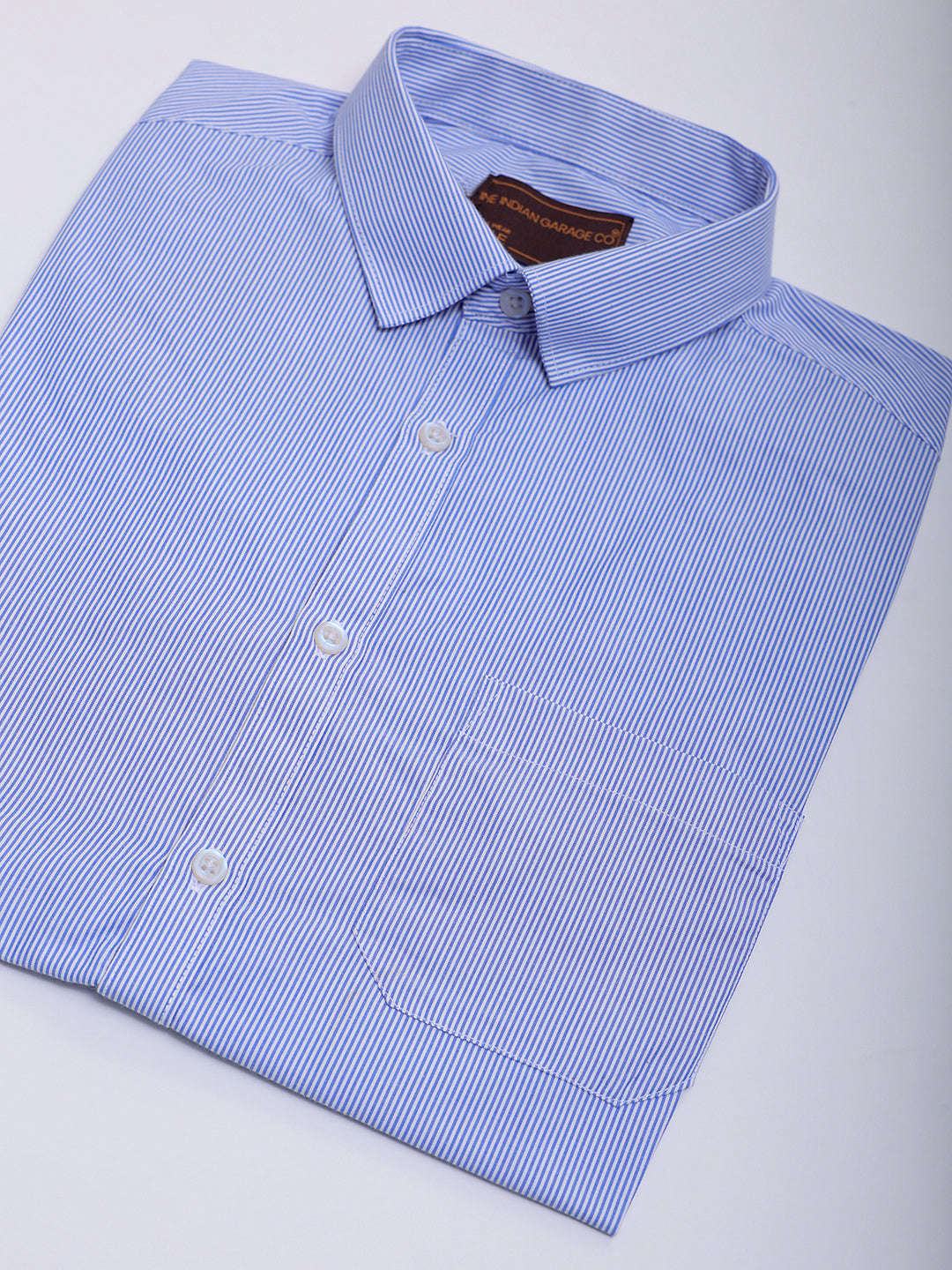 Shop Men's Striped Slim Fit Shirt Online.