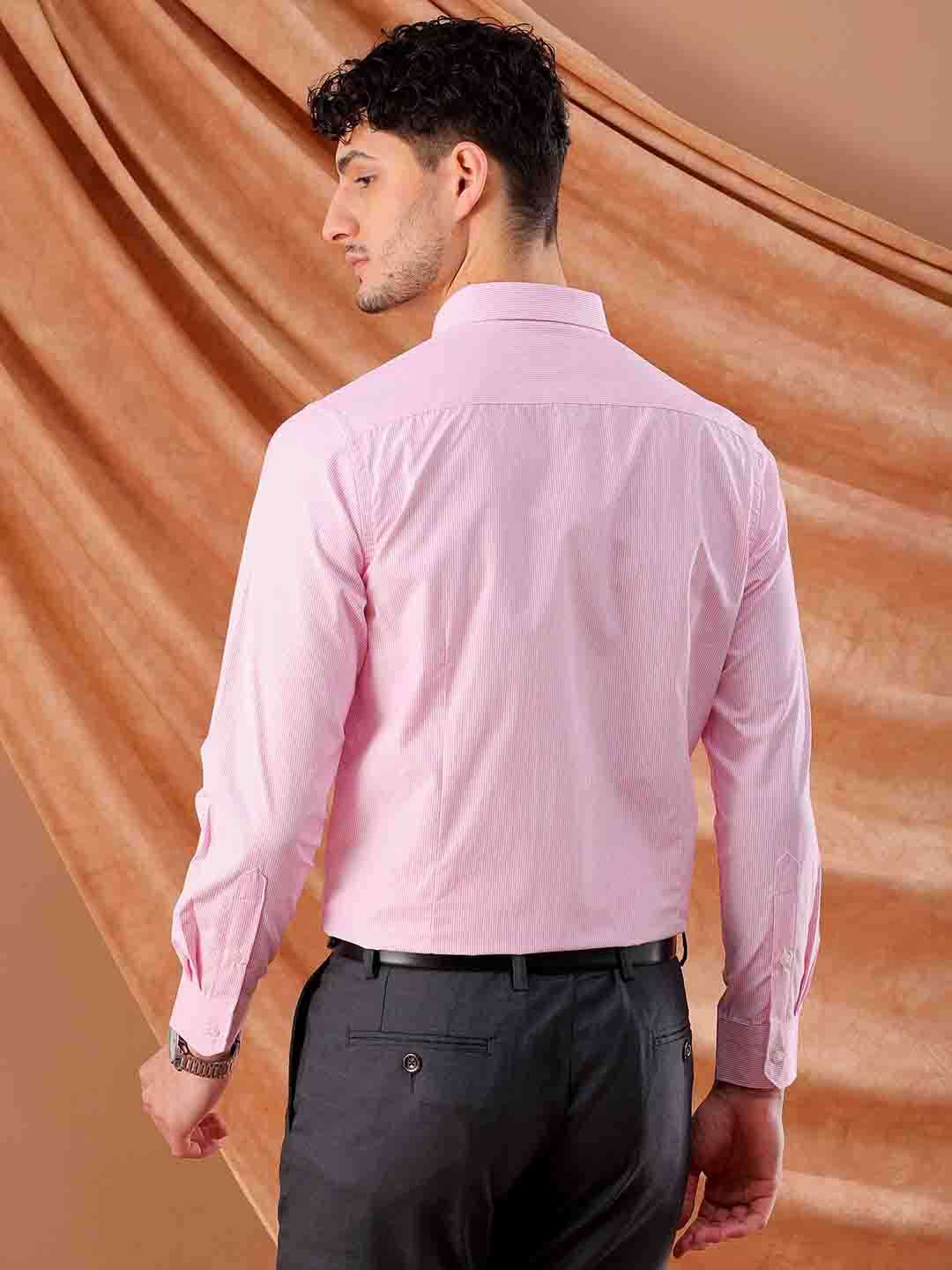 Shop Men's Striped Slim Fit Shirt Online.