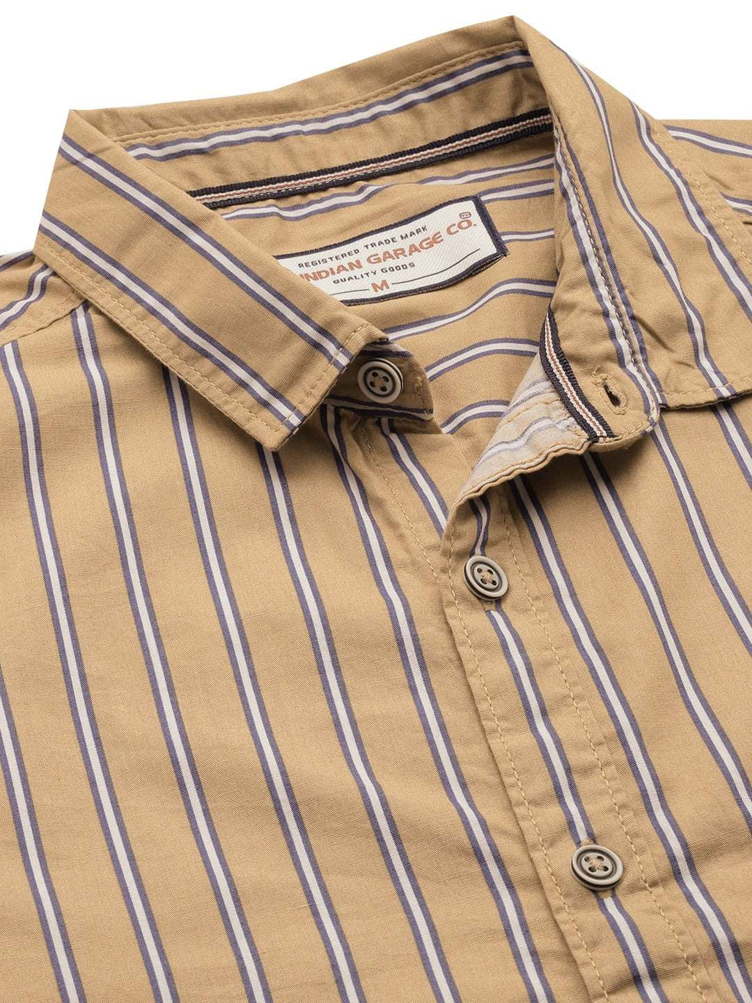 Shop Men Striped Slim Fit Shirt Online.