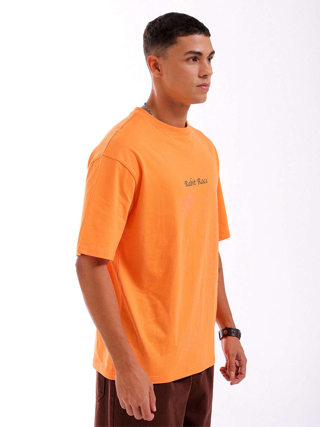 Shop Men's Back Printed Oversized T-Shirt Online.