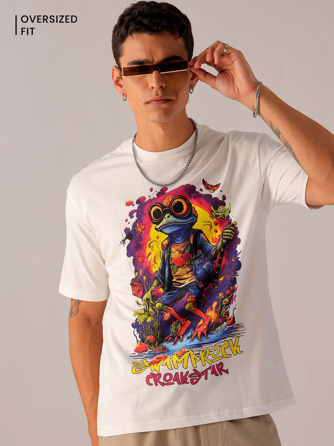 Shop Men's Graphic Printed Oversized T-Shirt Online.