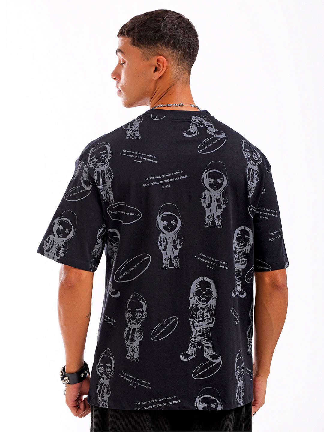 Shop Men's Printed Oversized T-Shirt Online.