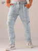 Shop Men's Solid Dad Fit Jeans Online.