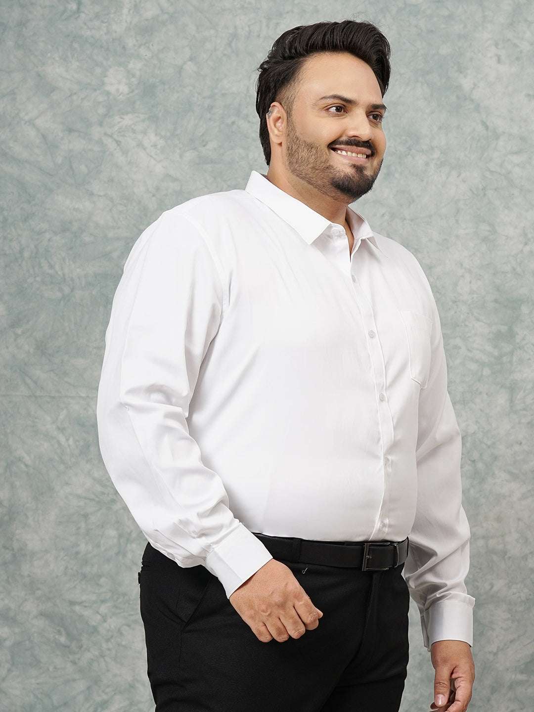 Shop Men's Solid Plus Size Shirt Online.