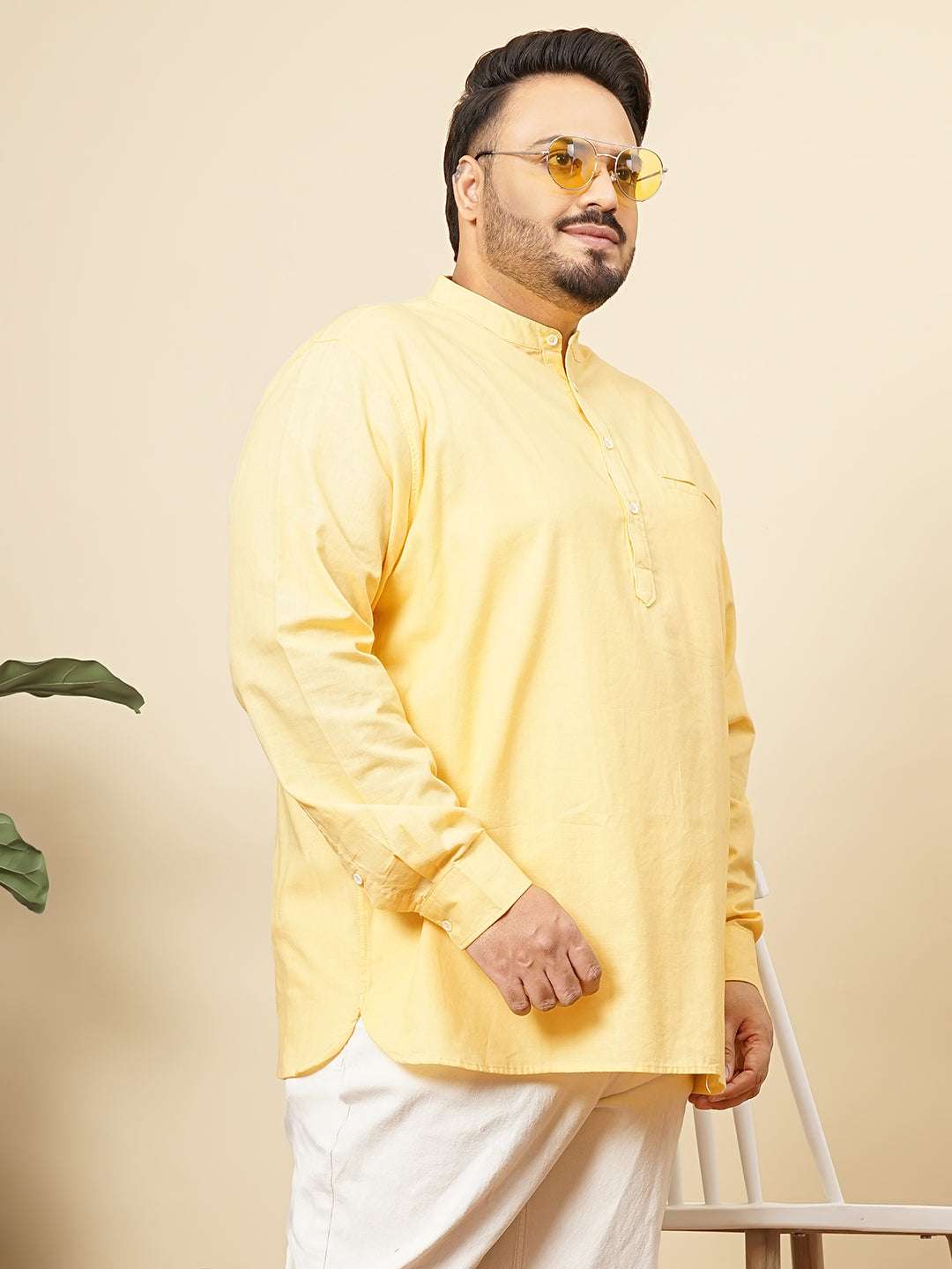 Shop Men's Solid Plus Size Shirt Online.