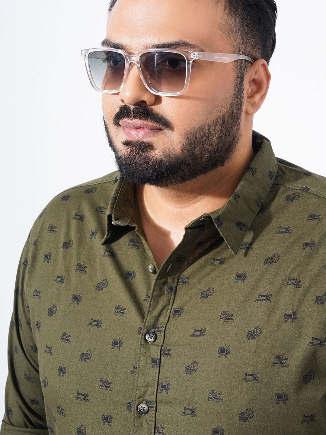 Shop Men Plus Size Printed Shirt Online.