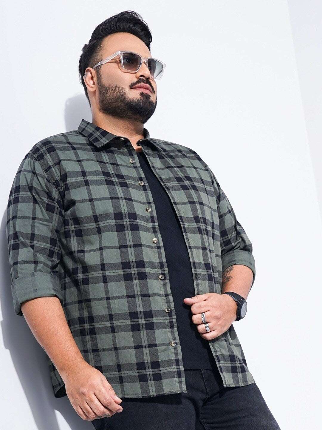 Shop Men Plus Size Printed Shirt Online.