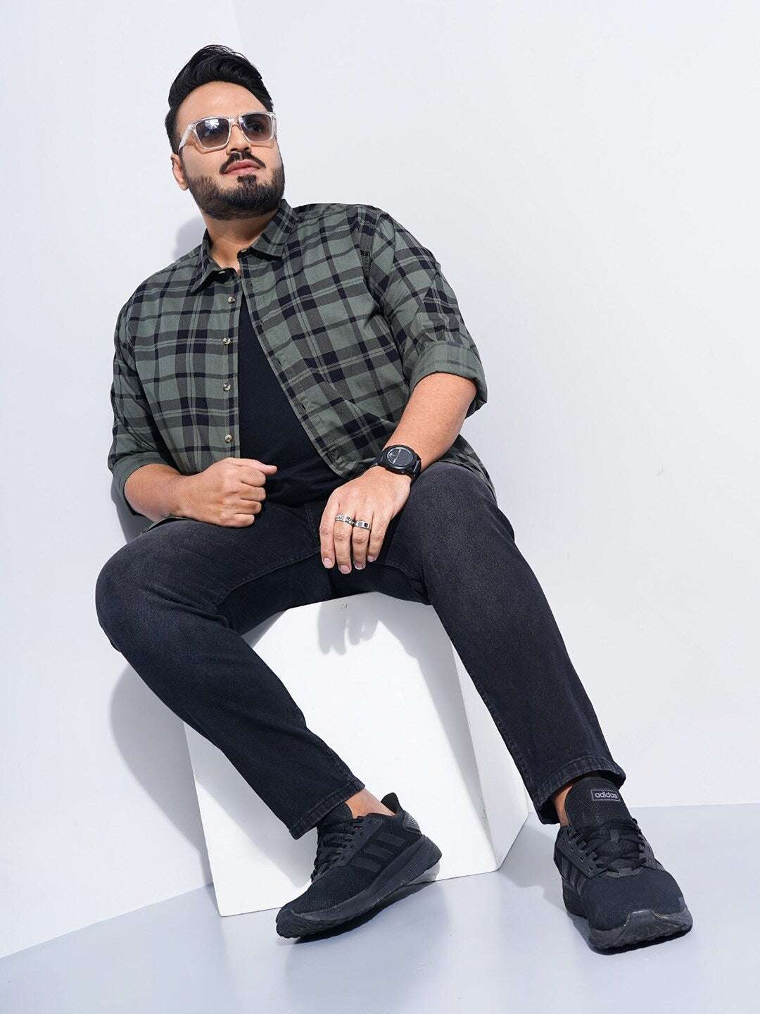 Shop Men Plus Size Printed Shirt Online.