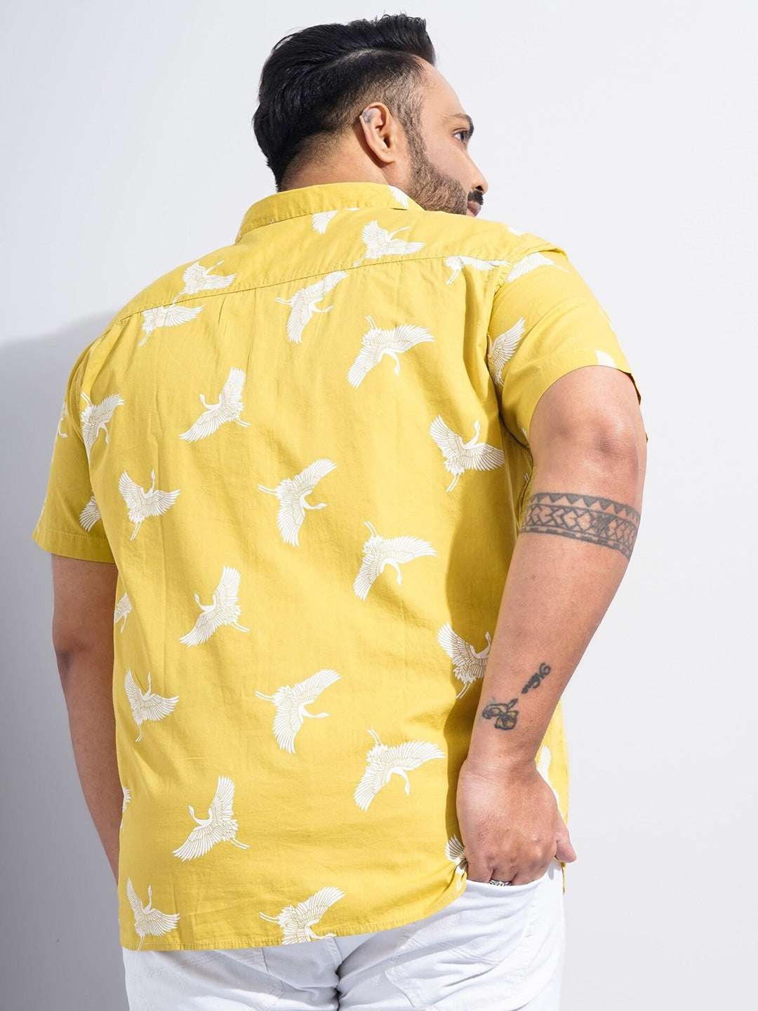 Men's Plus Size Printed Shirt