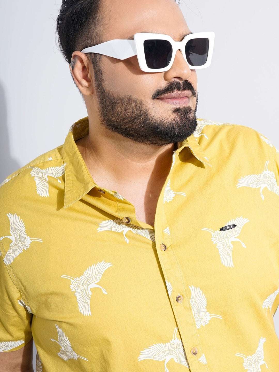 Shop Men Plus Size Printed Shirt Online.