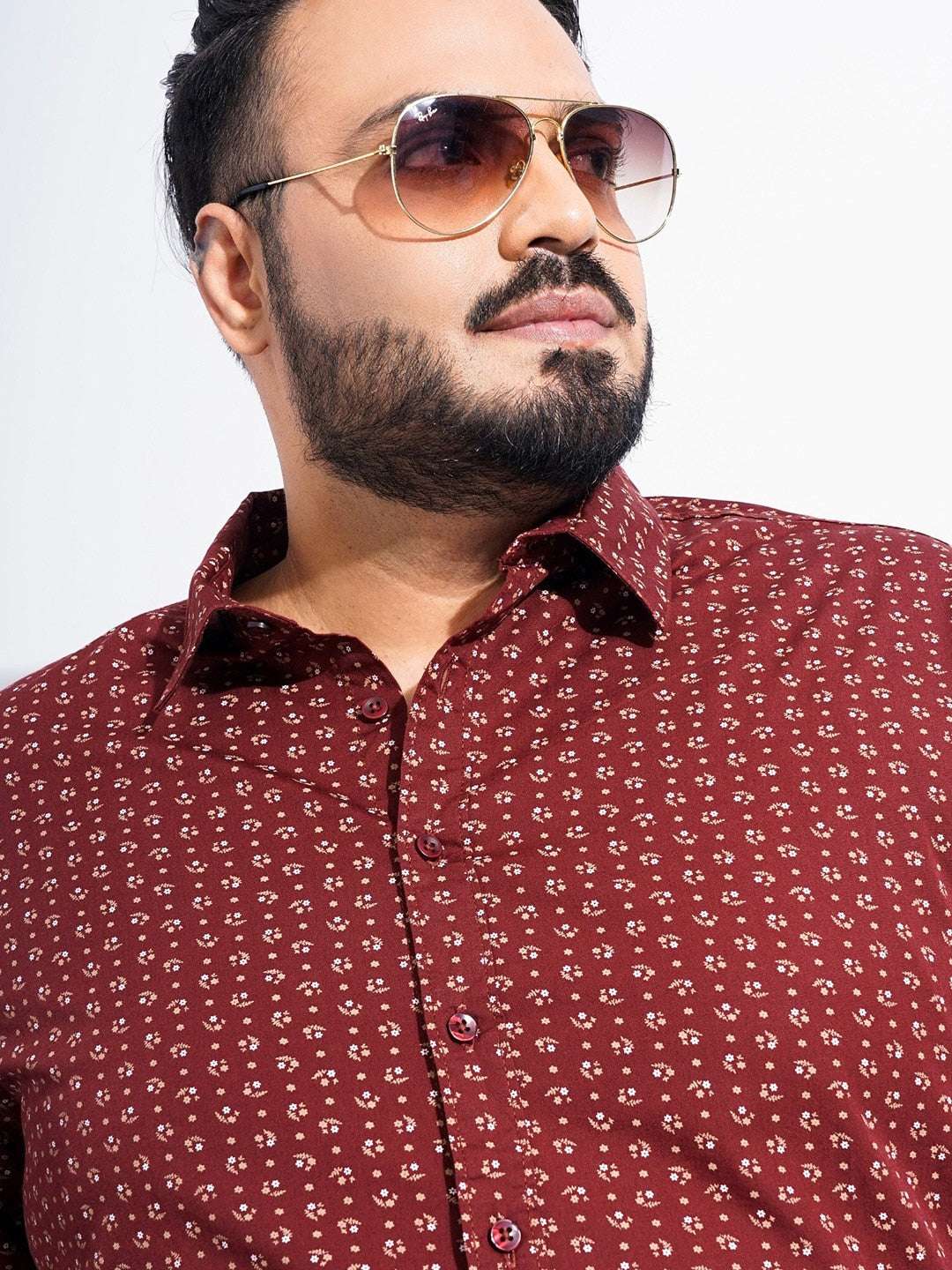 Shop Men Plus Size Printed Shirt Online.