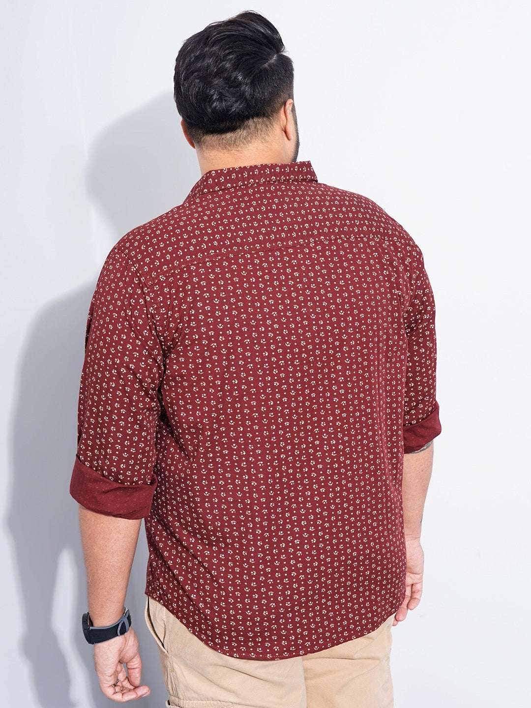 Shop Men Plus Size Printed Shirt Online.