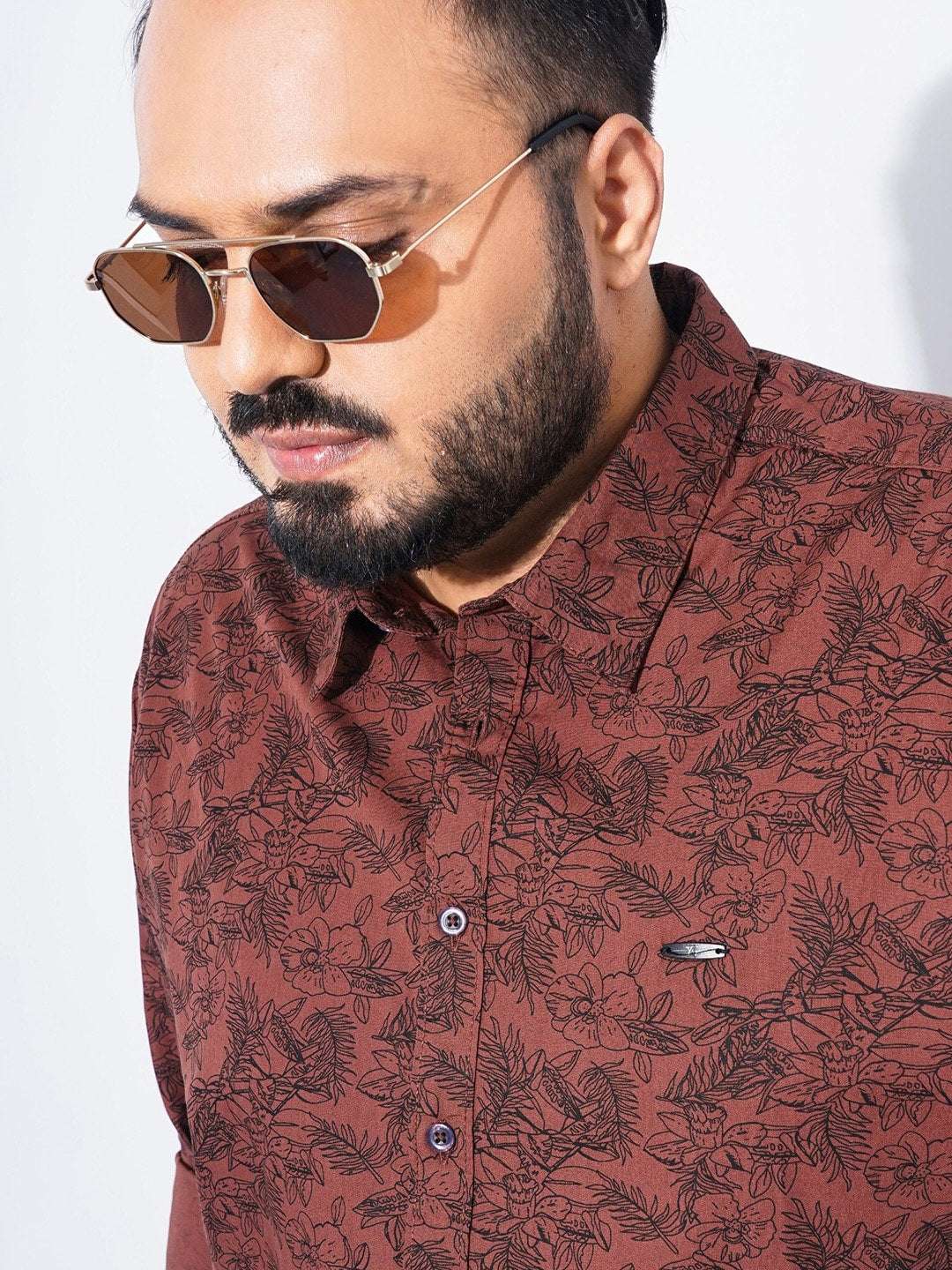 Shop Men Plus Size Printed Shirt Online.