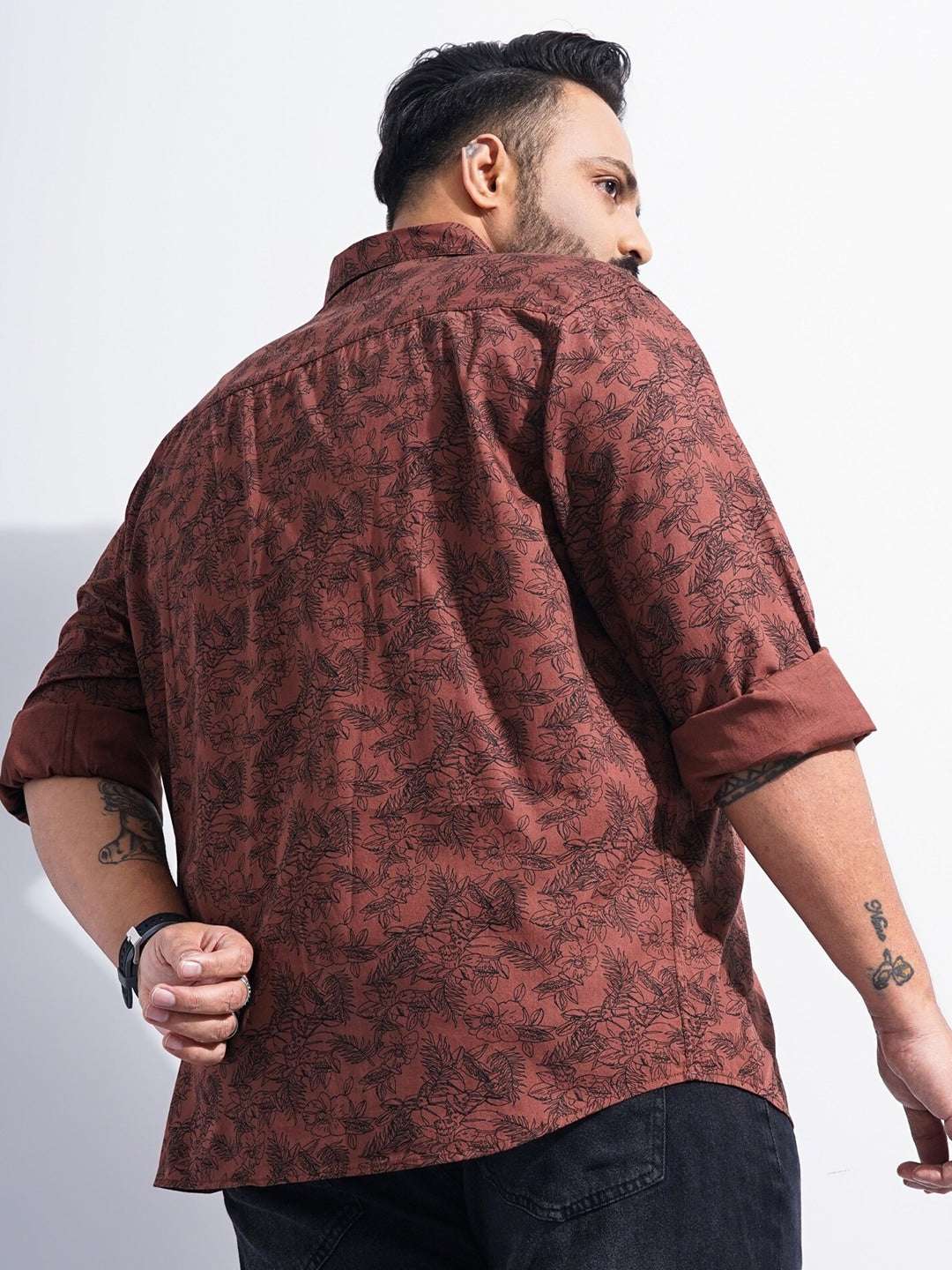 Shop Men Plus Size Printed Shirt Online.