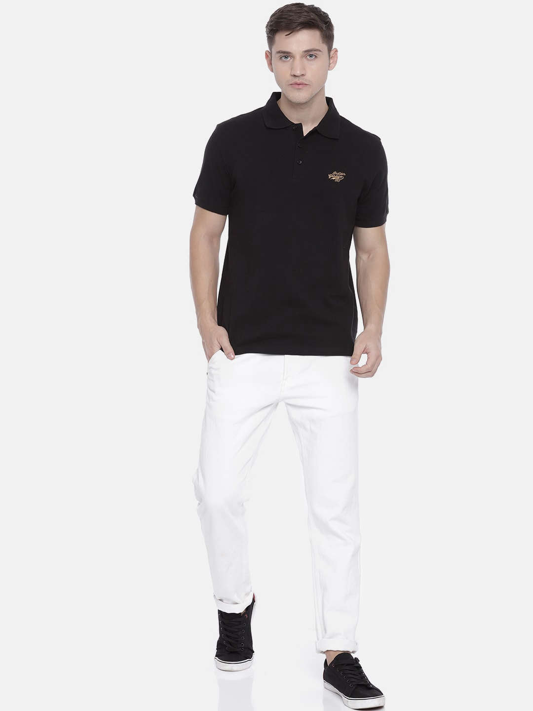 Shop Men Polo Neck T-Shirt Online.