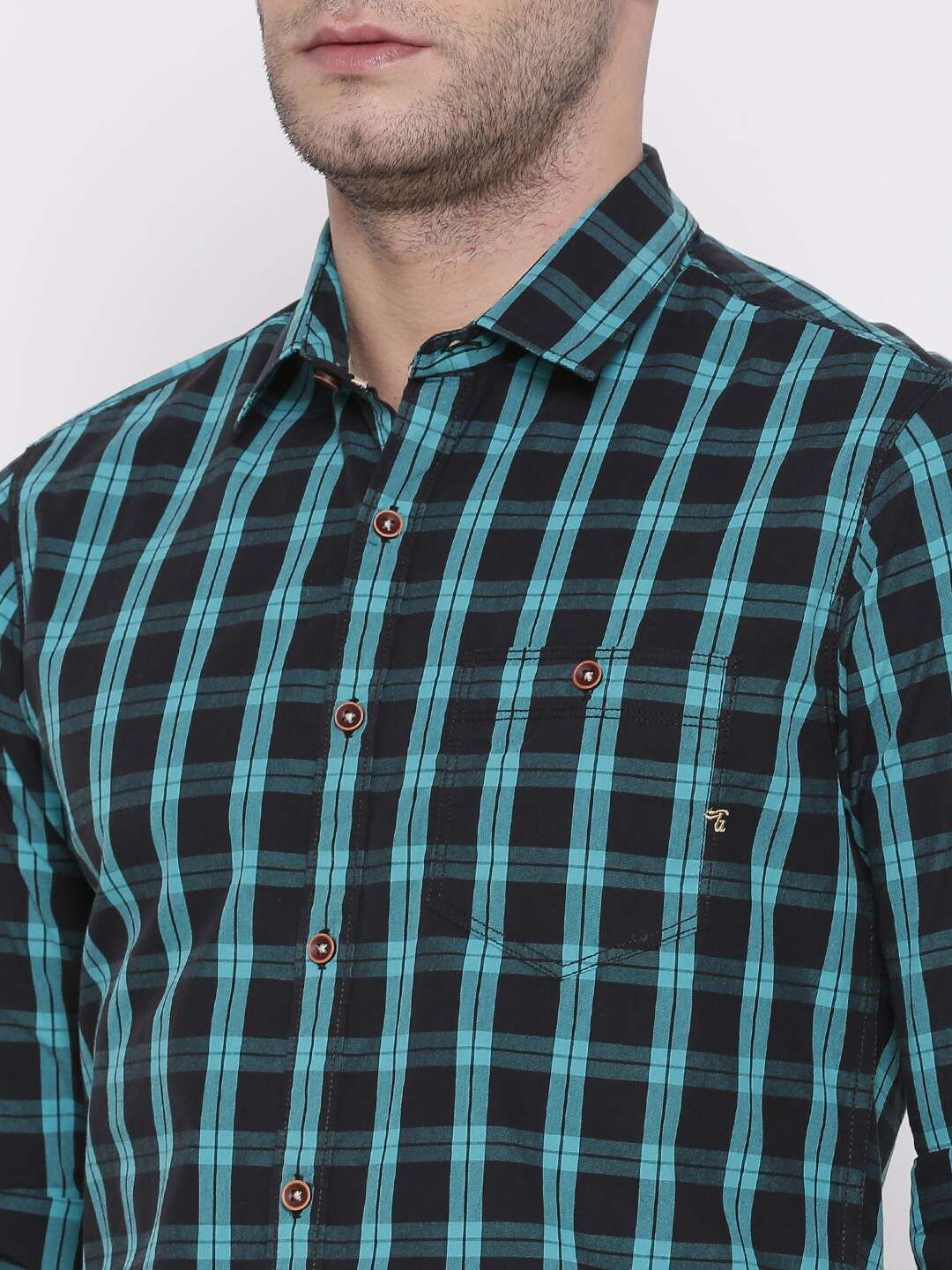 Shop Men Checked Shirt Online.