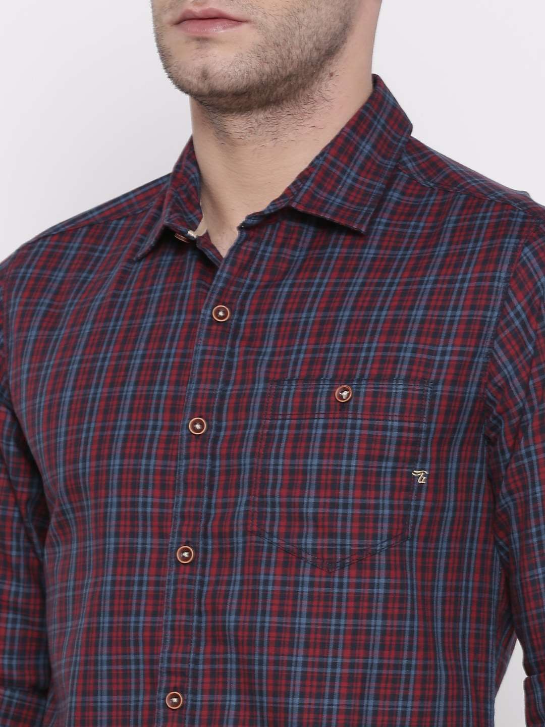 Shop Men Checked Shirt Online.