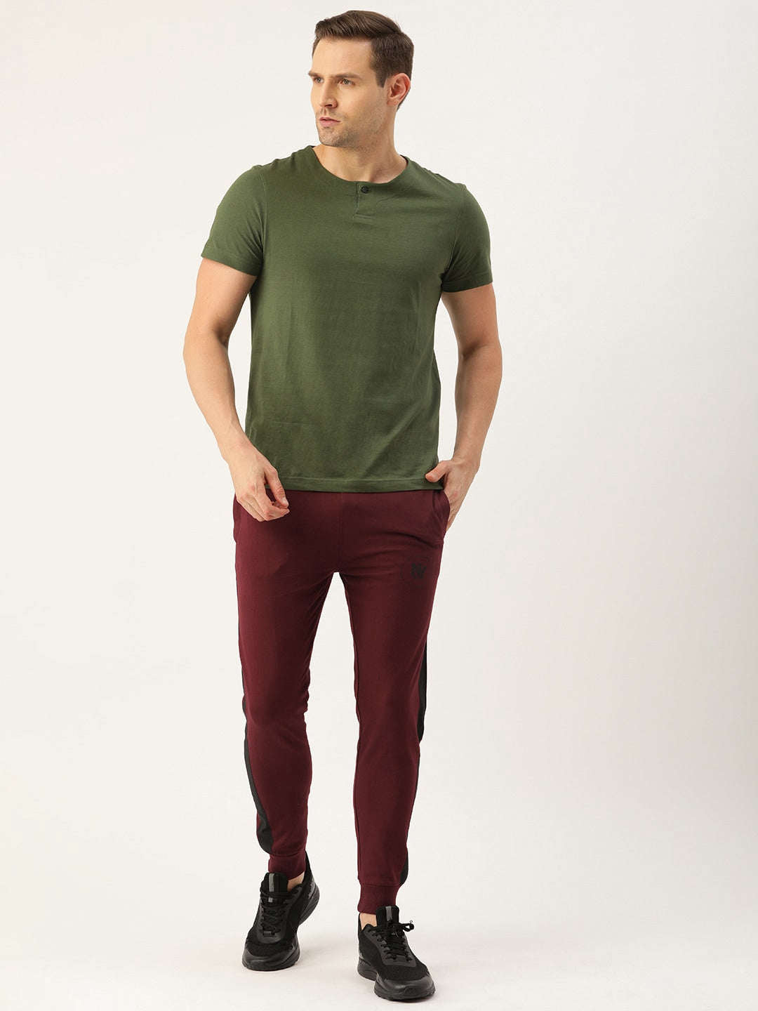 Shop Men Solid Jogger Online.