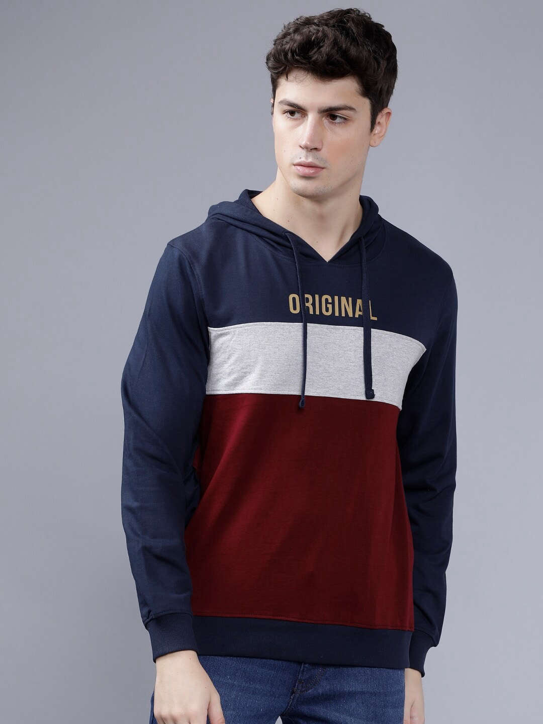 Shop Men Hooded Sweatshirt Online.