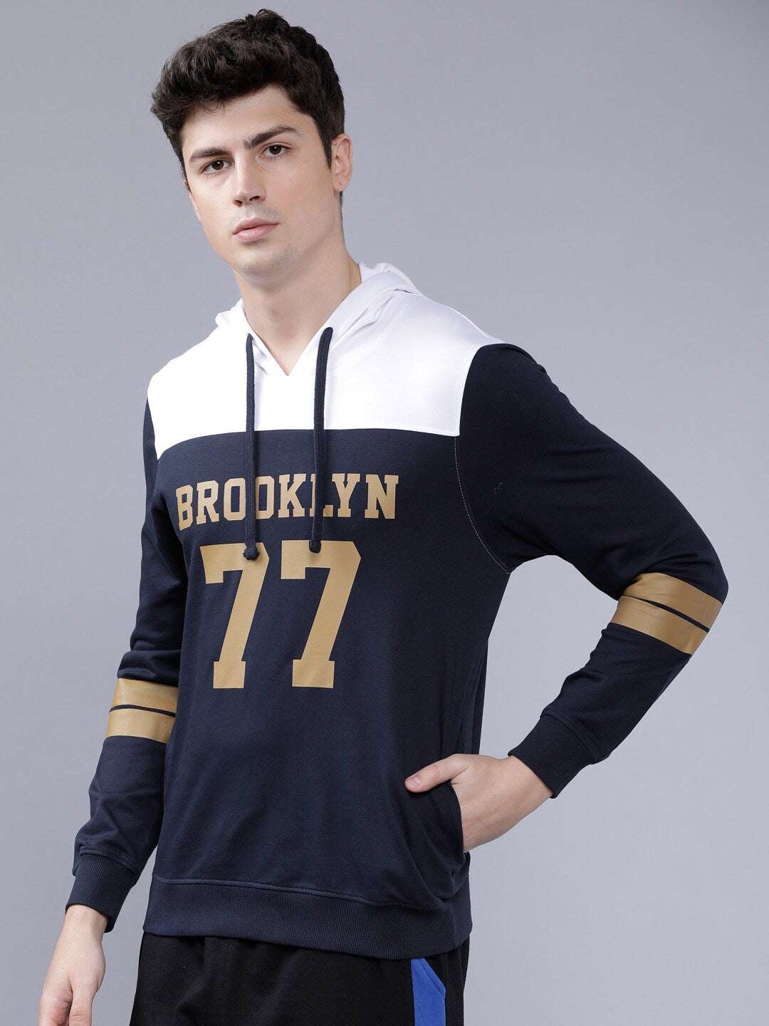 Shop Men's Solid Slim Fit Sweatshirt Online.