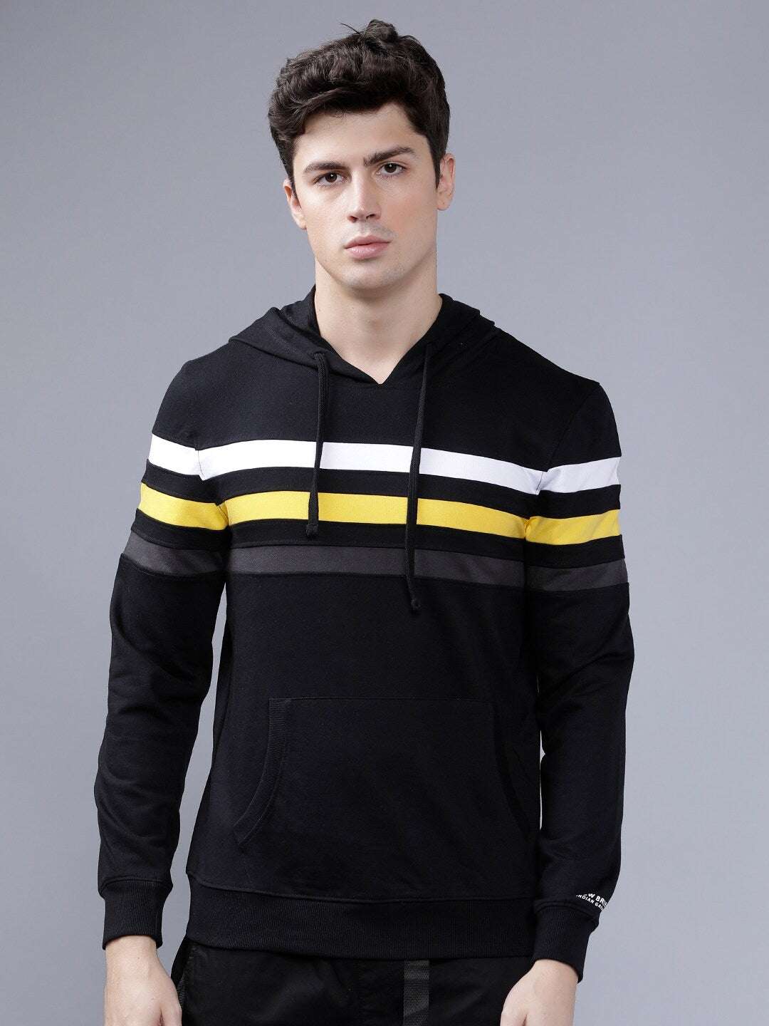 Shop Men's Solid Slim Fit Sweatshirt Online.