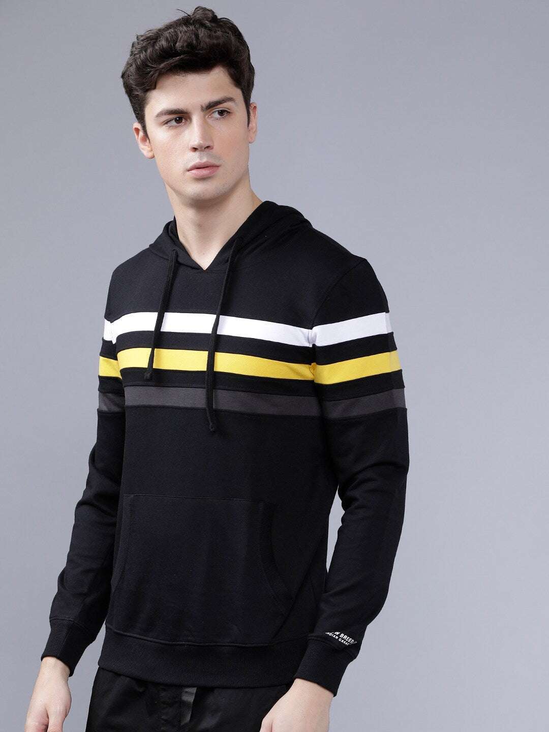 Shop Men's Solid Slim Fit Sweatshirt Online.