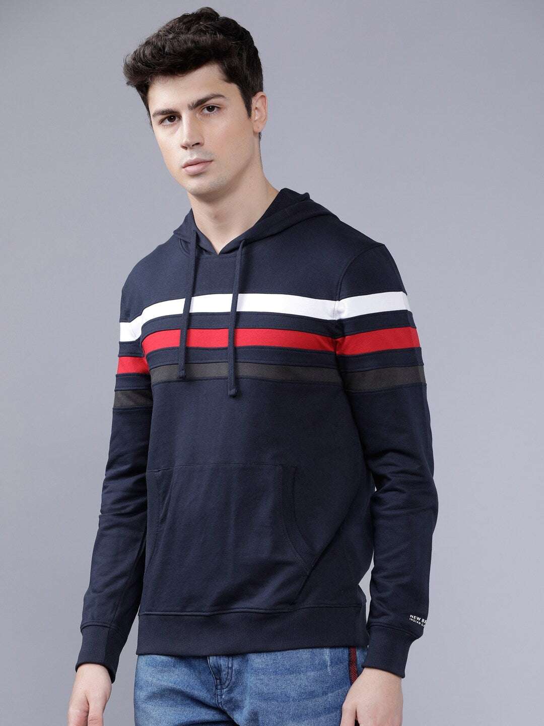 Shop Men's Solid Slim Fit Sweatshirt Online.