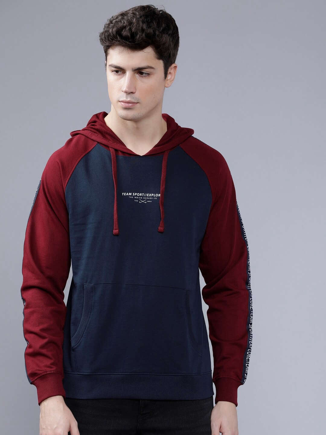 Shop Men Hooded Sweatshirt Online.