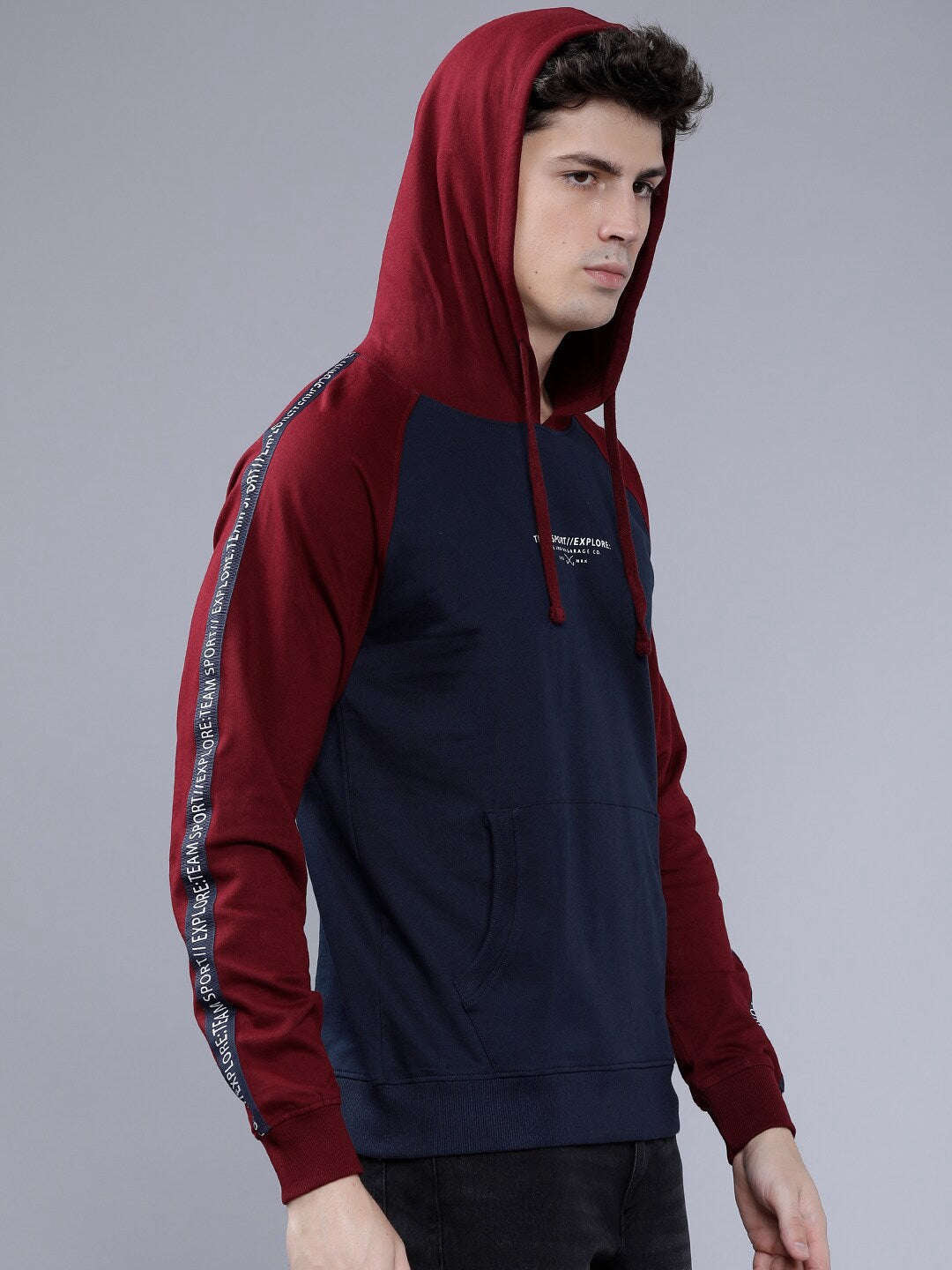 Shop Men Hooded Sweatshirt Online.