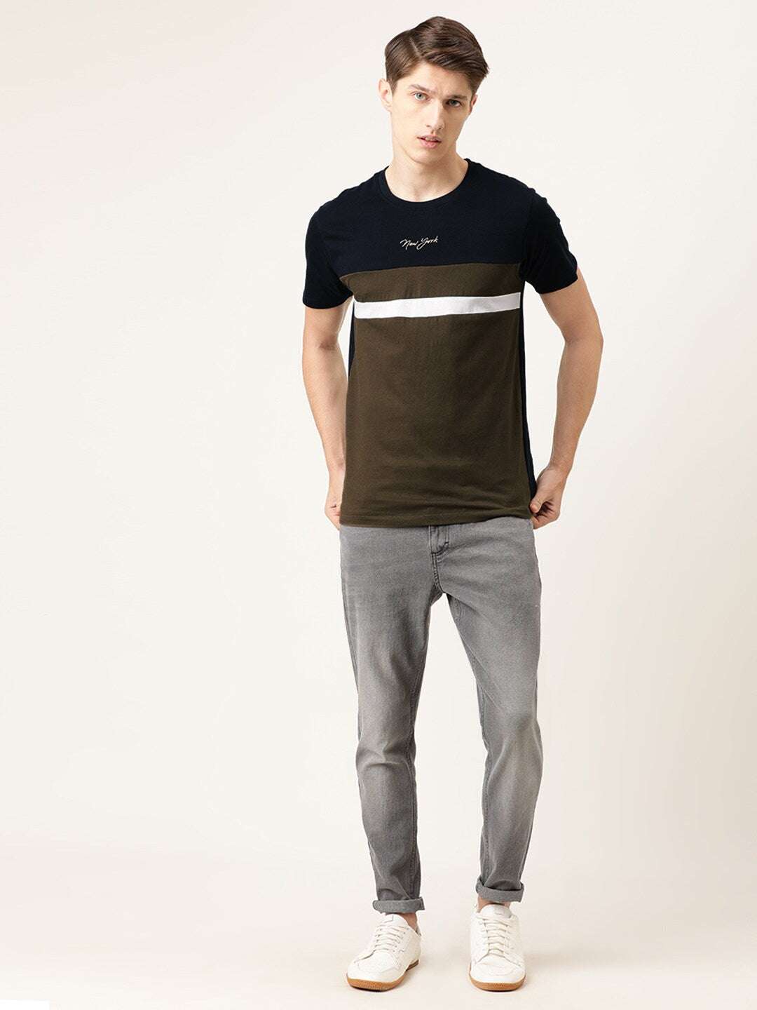 Shop Men Basic T-Shirt Online.