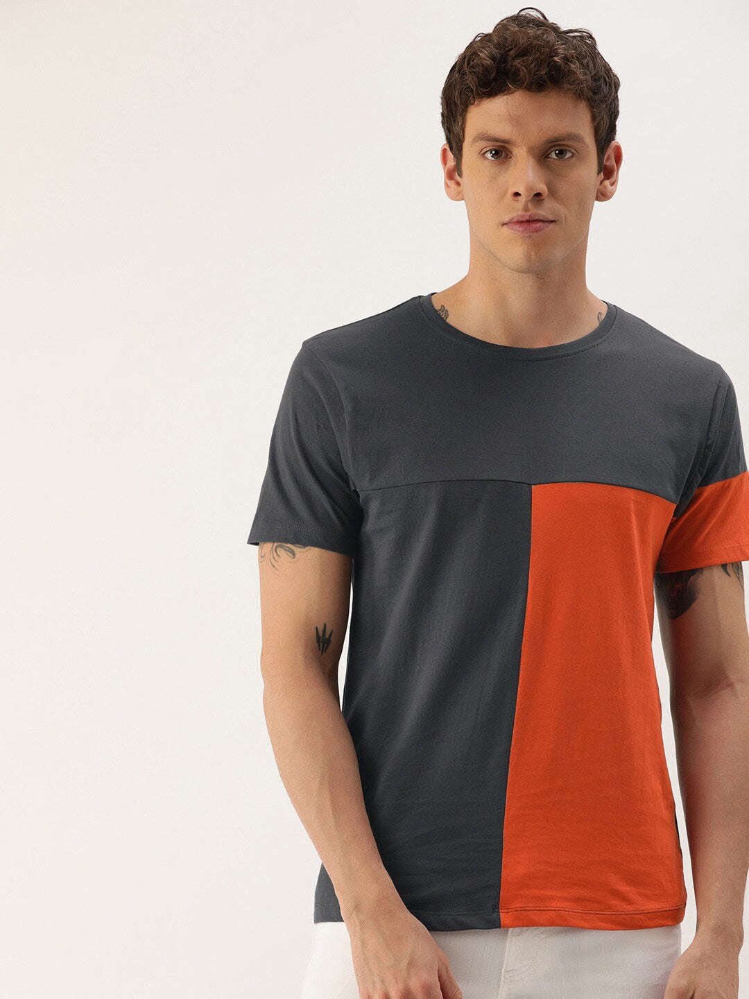 Shop Men Solid T-Shirt Online.