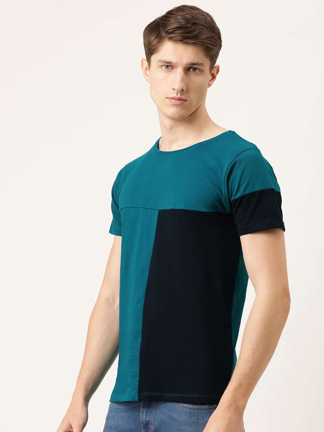 Shop Men Solid T-Shirt Online.