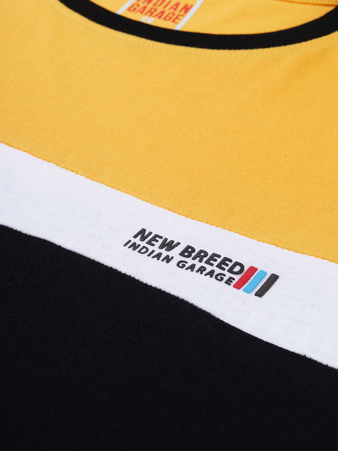 Shop Men Colourblocked TShirt Online.