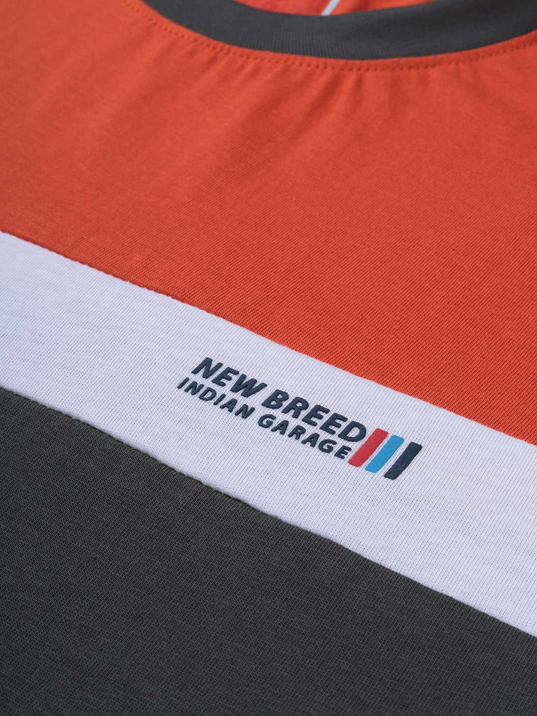 Shop Men Colourblocked TShirt Online.