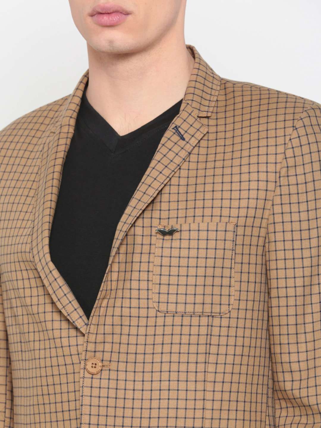 Shop Men Checked Blazer Online.