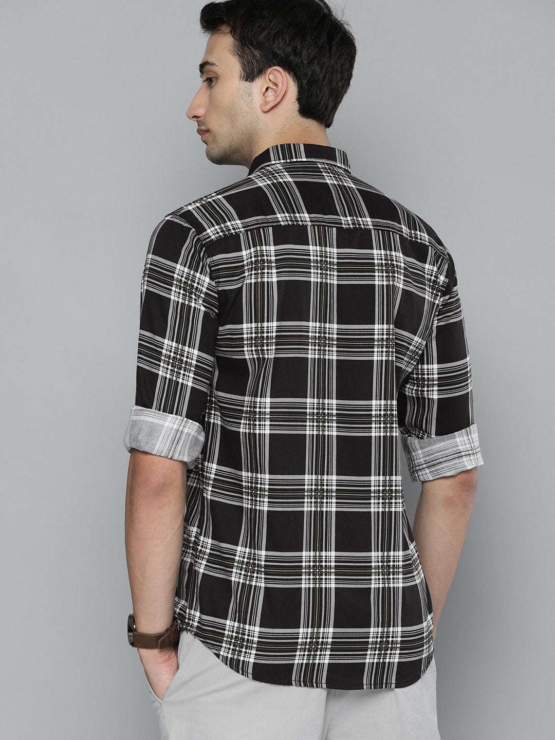 Shop Men Checked Shirt Online.